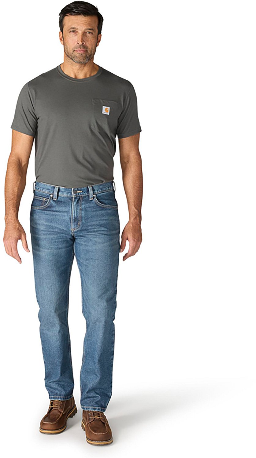 Carhartt Men's Rugged Flex Relaxed Fit Straight-Leg Jeans                                                                        - view number 7