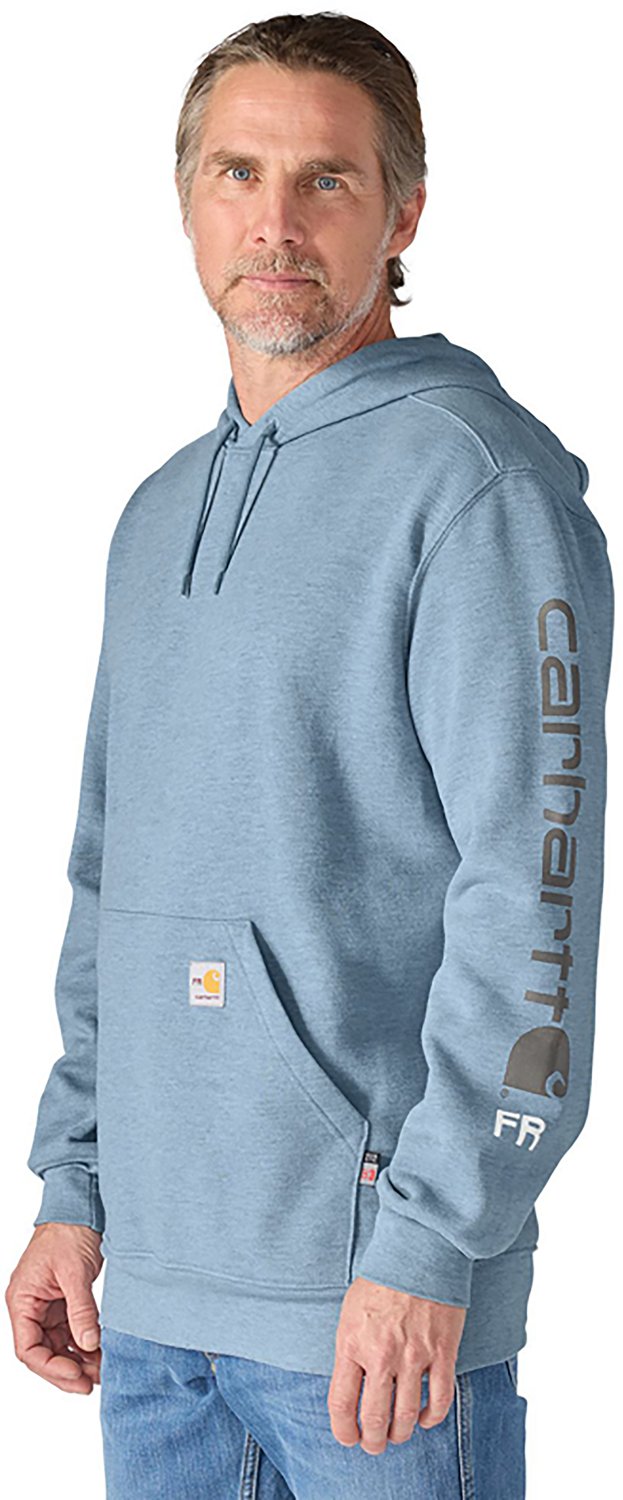 Carhartt Men's Fire-Resistant Force Logo Sleeve Graphic Sweatshirt                                                               - view number 2