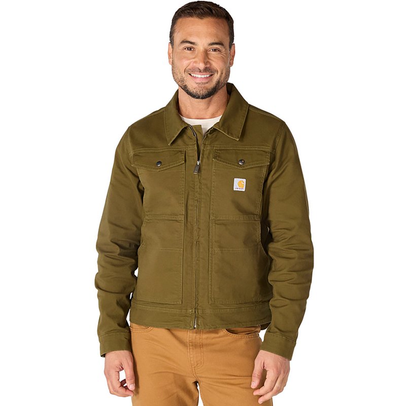 Carhartt Men's Rugged Flex Duck Berwick Jacket | Burnished Logs | M