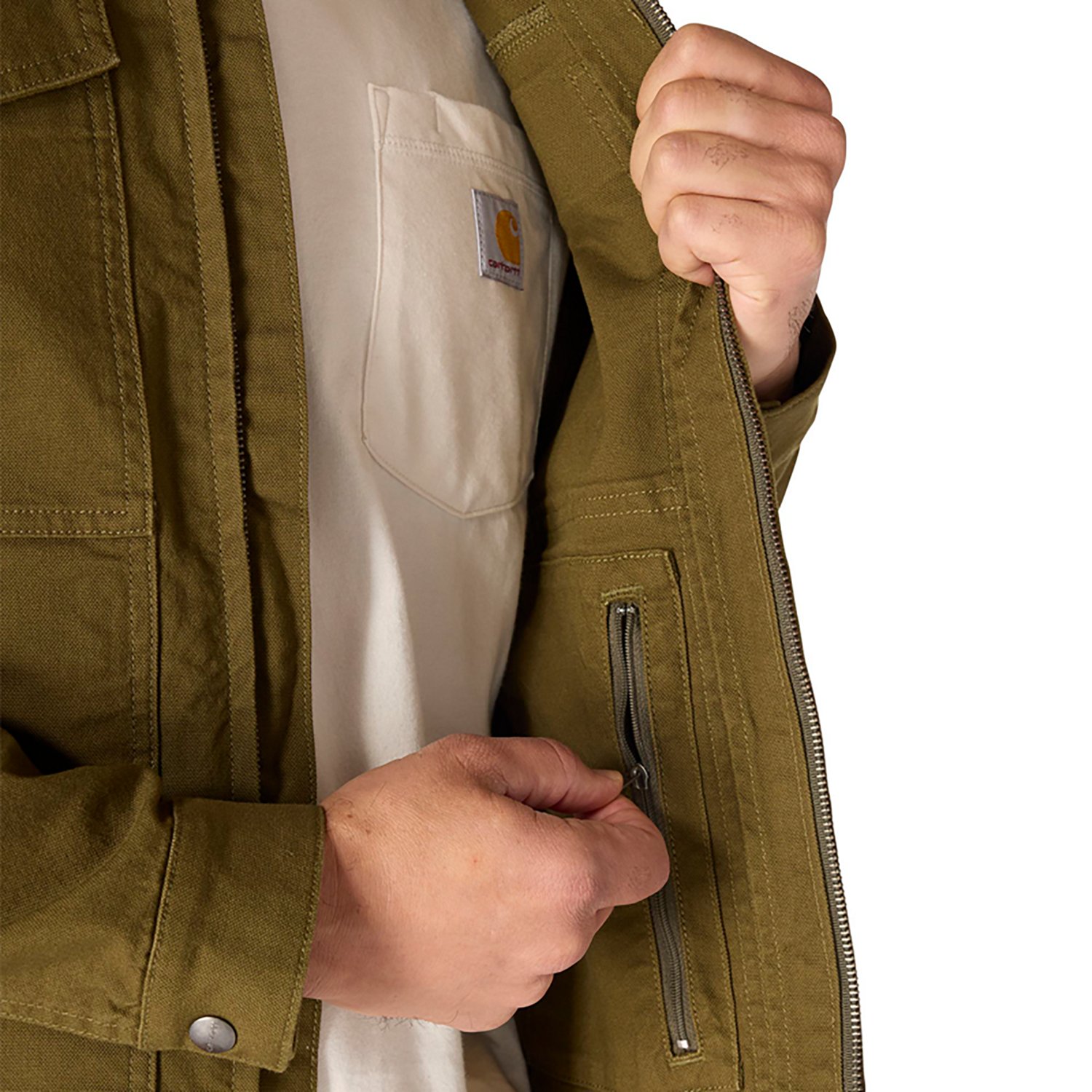 Carhartt Men's Rugged Flex Relaxed Fit Duck Jacket - view number 5