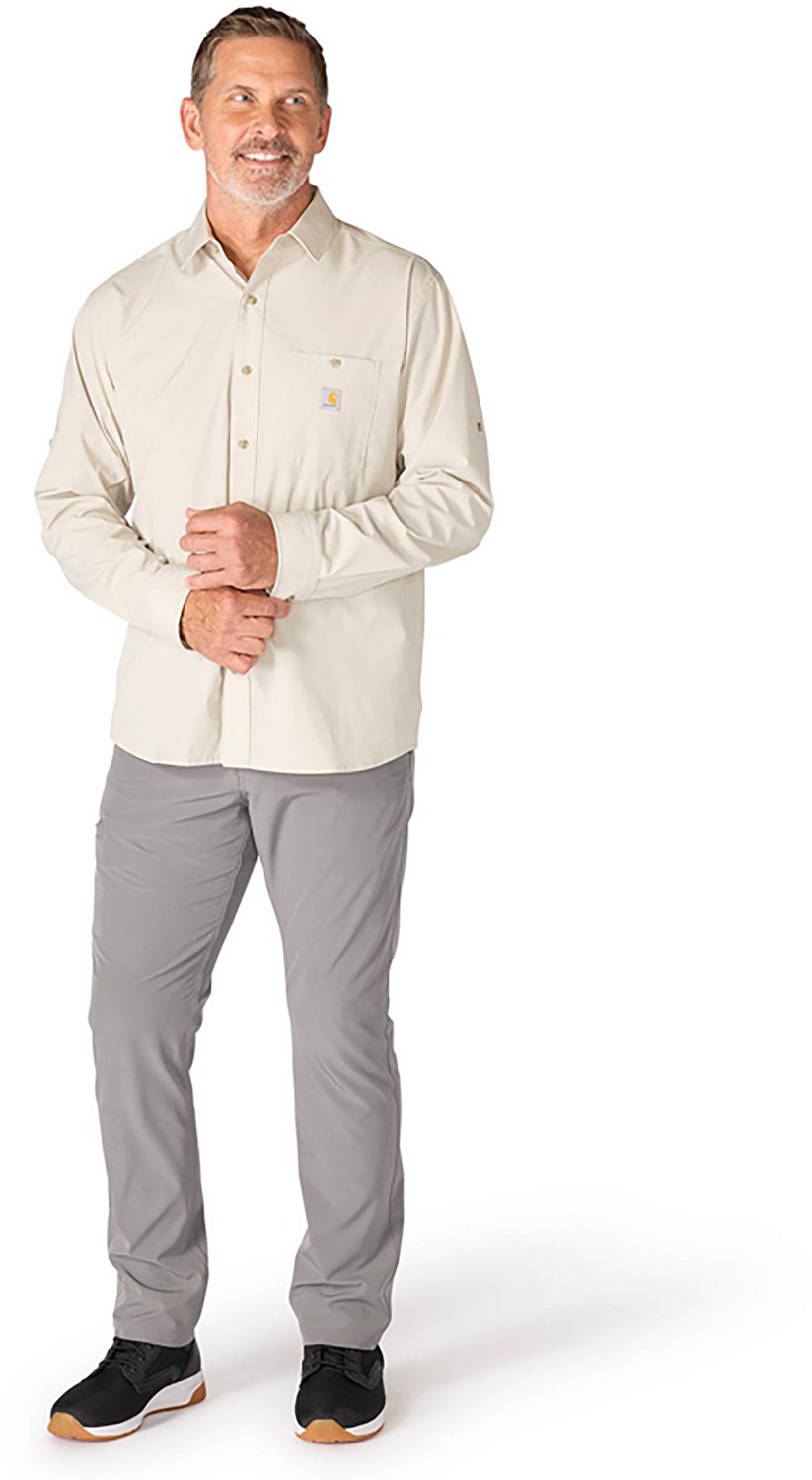 Carhartt Men's Force Sun Defender Button Down Shirt                                                                              - view number 4
