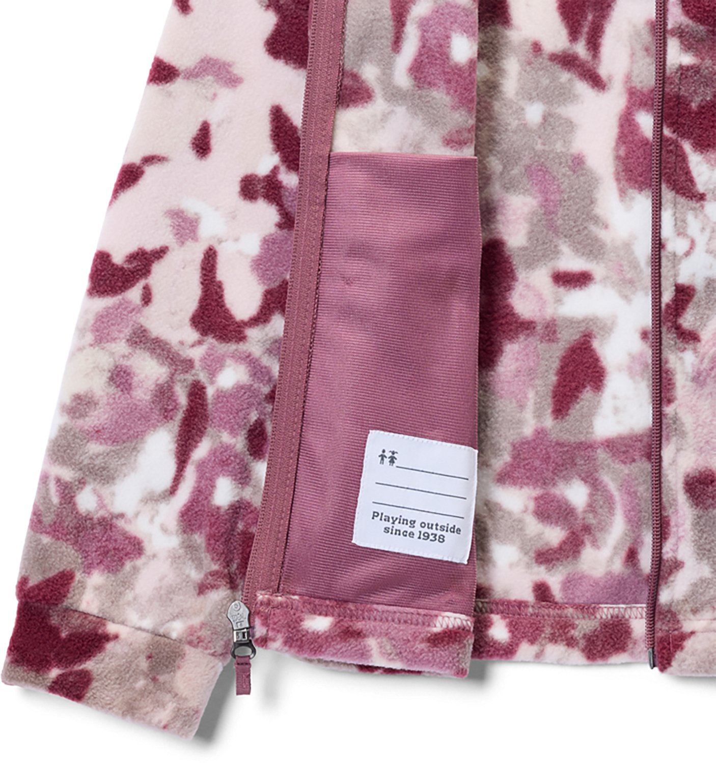 Columbia Sportswear Girls' Benton Springs II Printed Fleece Jacket - view number 3