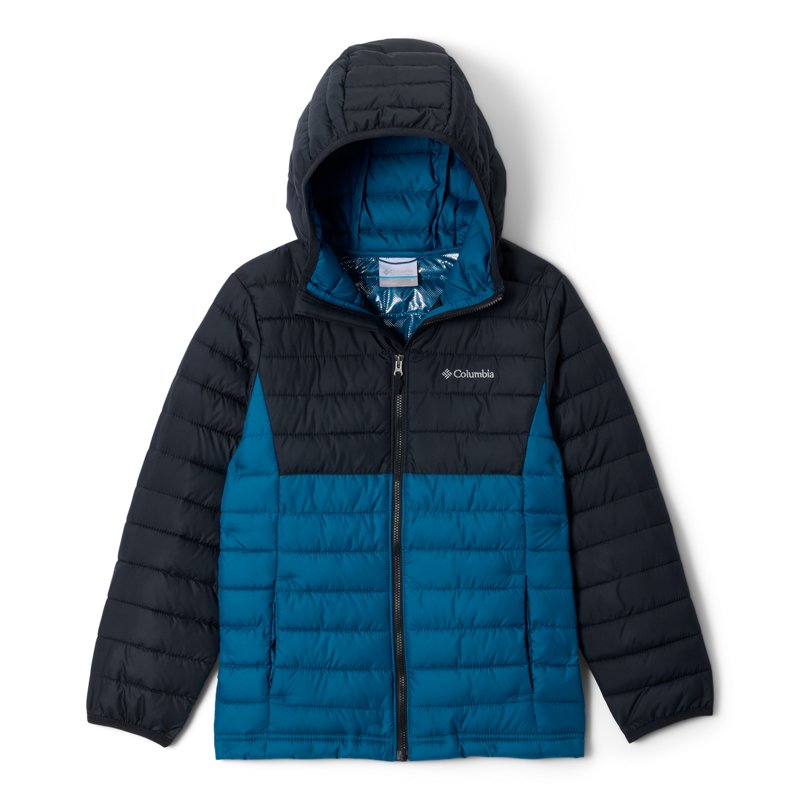 Columbia Sportswear Boysâ Powder Lite II Hooded Jacket