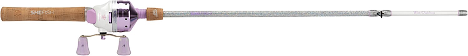 SheFish Rain Outdoors Sparkle ML Freshwater Spincast Rod and Reel Combo - view number 5