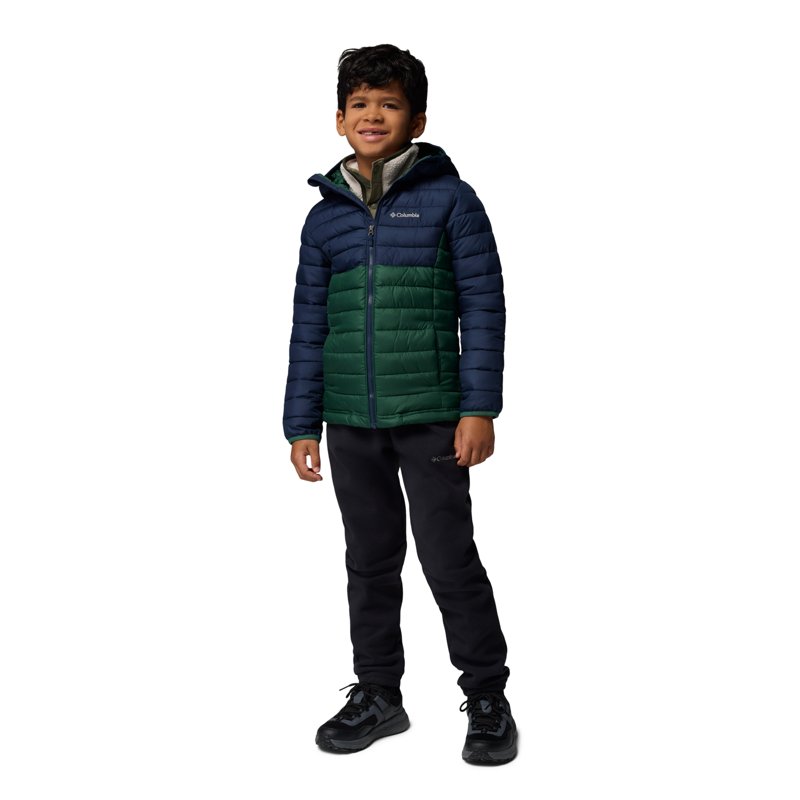 Columbia Sportswear Boysâ Powder Lite II Hooded Jacket