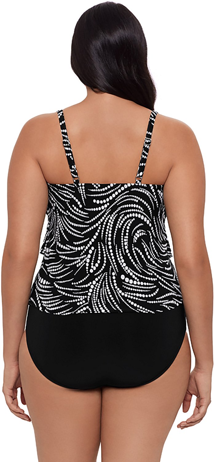 Trimshaper Women’s Lena Playa Pearls Tankini Top