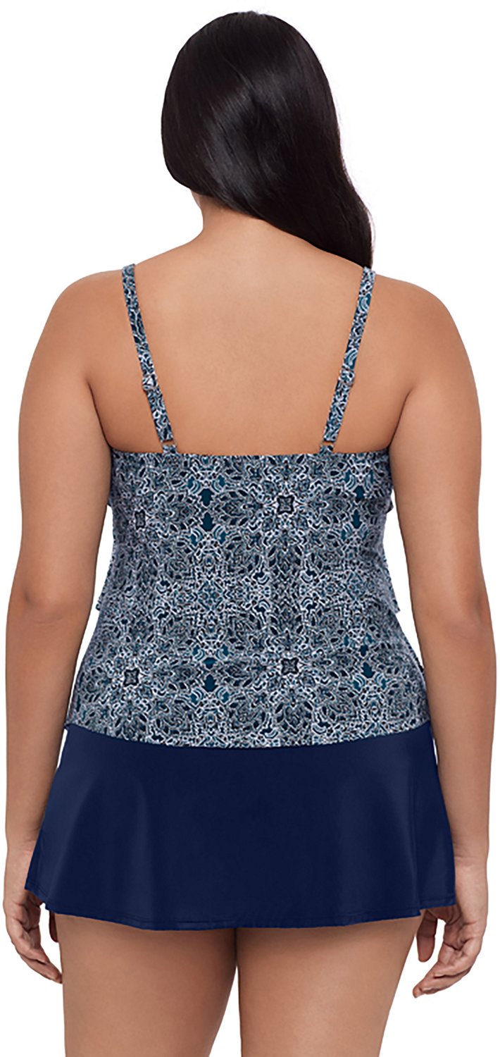 Trimshaper Women’s Lena Tonga Tiles Tankini Top - view number 2
