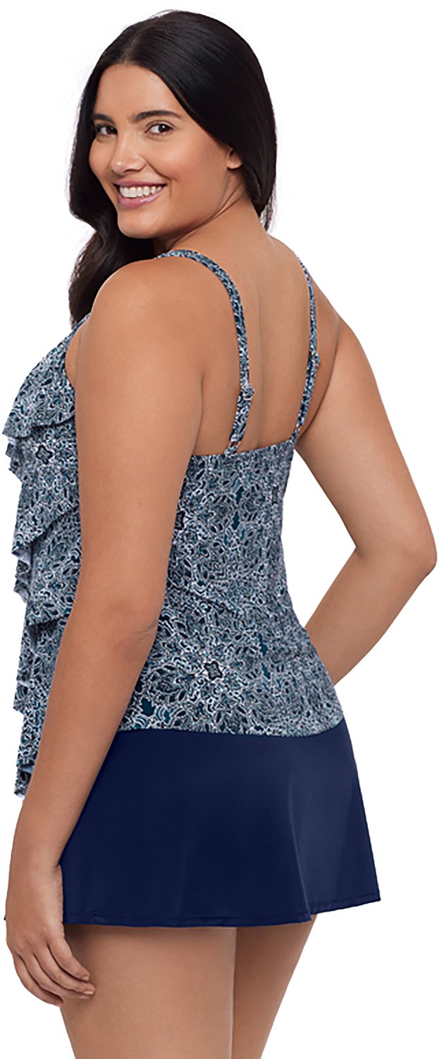 Trimshaper Women’s Lena Tonga Tiles Tankini Top - view number 3
