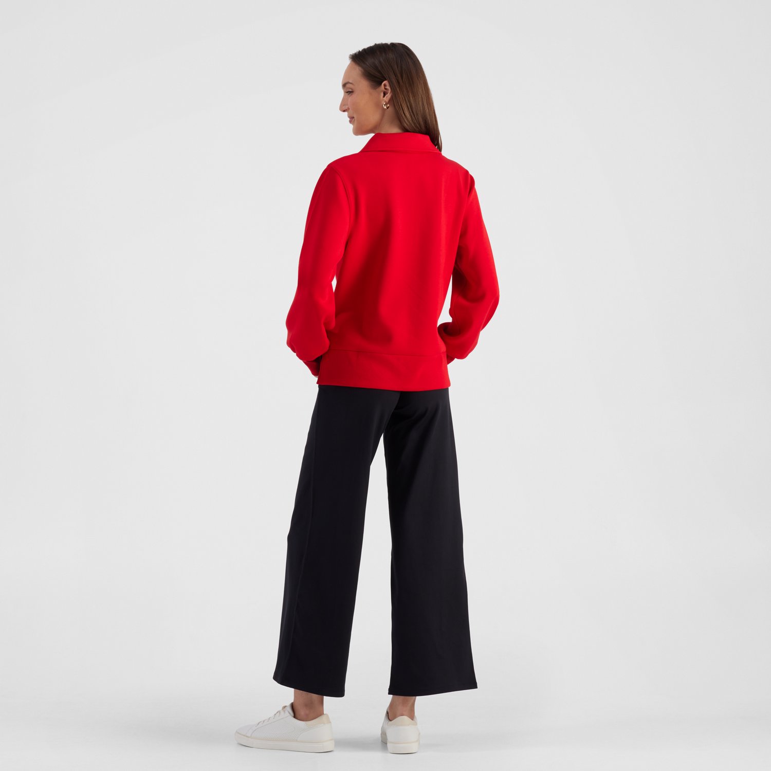 Freely Women's Camryn Pique Quarter Zip Pullover - view number 3