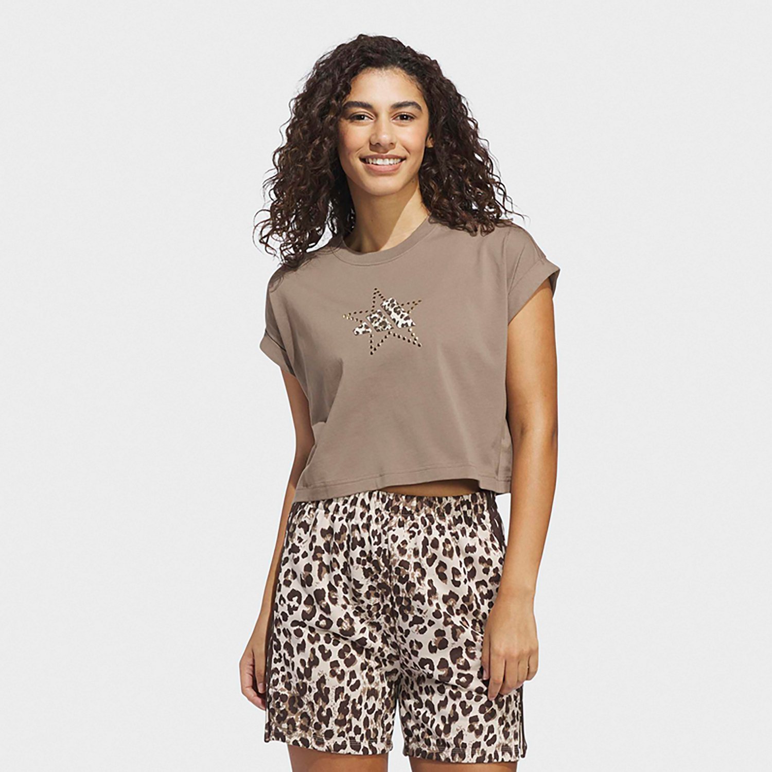 adidas Women’s Rock Glam Logo Graphic T-shirt