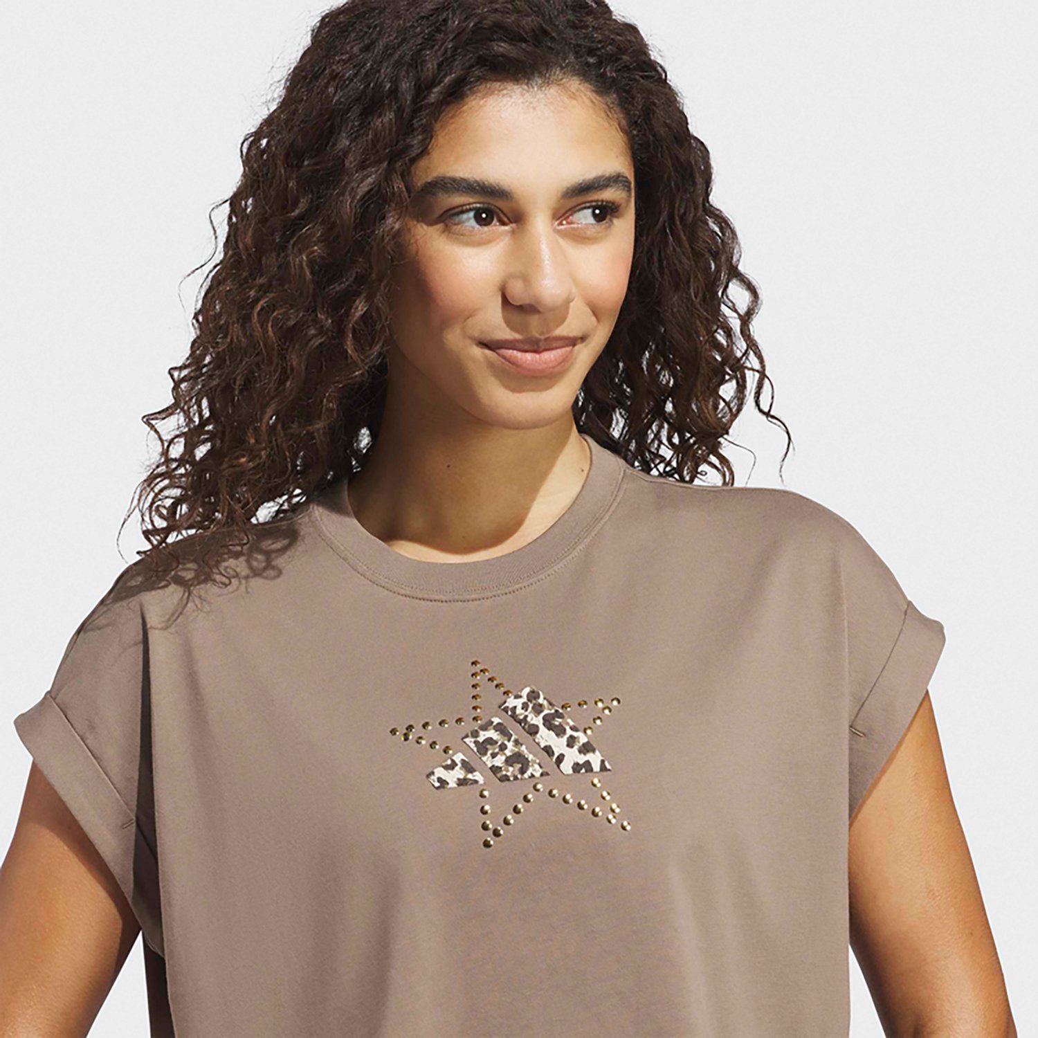 adidas Women’s Rock Glam Logo Graphic T-shirt - view number 4