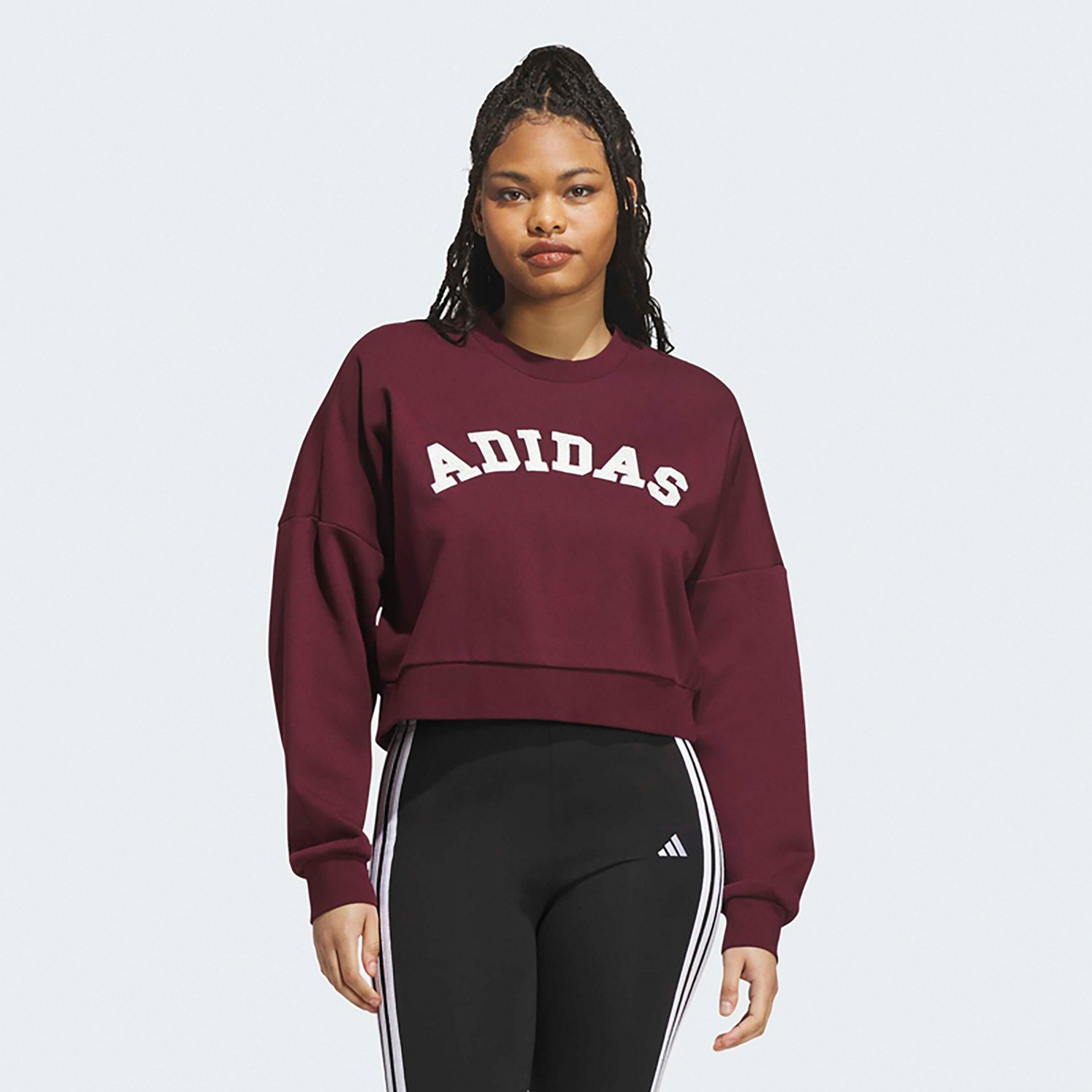 adidas Women's Chenille Logo Graphic Sweatshirt