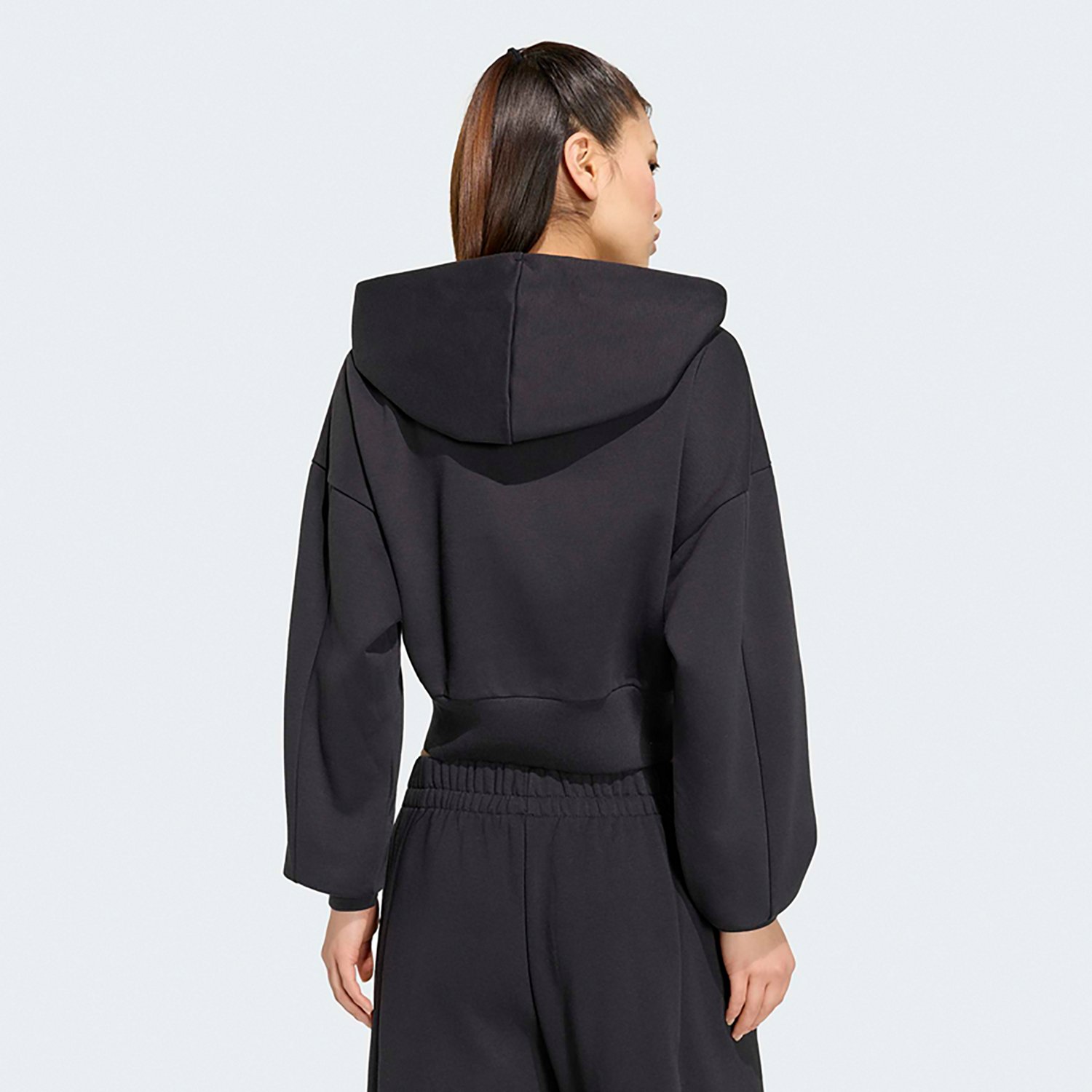adidas Women’s Essentials Contemporary Fleece Full Zip Hooded Jacket