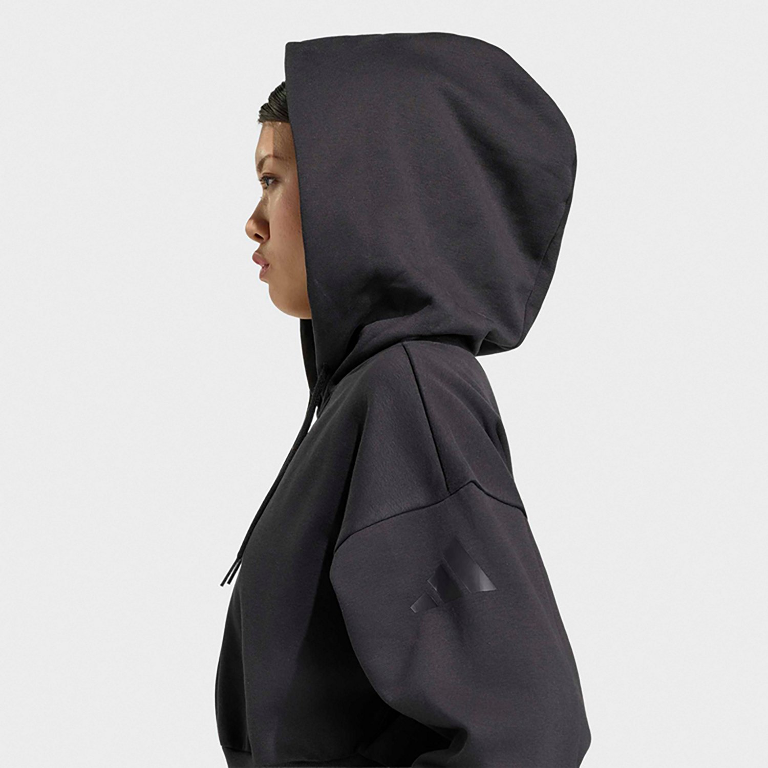adidas Women’s Essentials Contemporary Fleece Full Zip Hooded Jacket