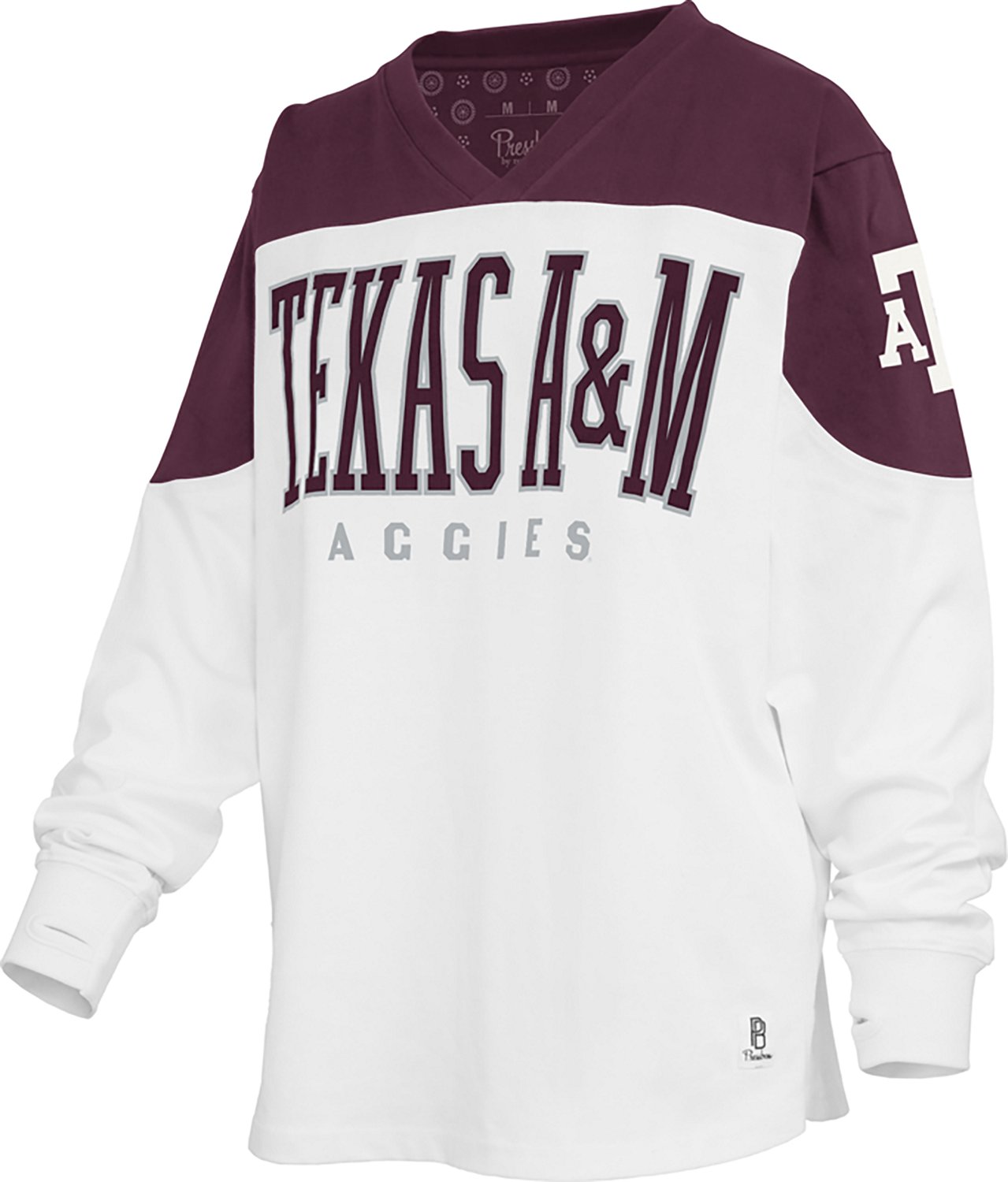 Pressbox Women's Texas A&M Southlawn Daphne Long Sleeve T-shirt