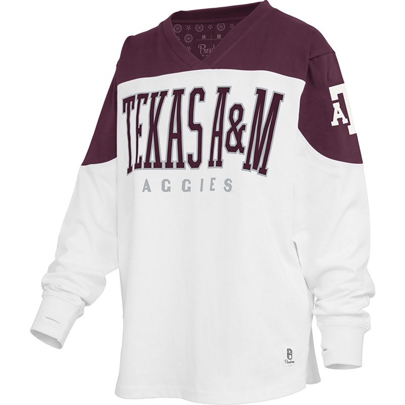 Pressbox Women's Texas A&M Southlawn Daphne Long Sleeve T-shirt