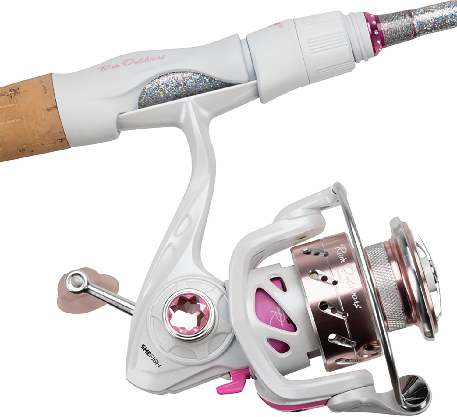 SheFish Rain Outdoors M Freshwater Spinning Rod and Reel Combo - view number 3