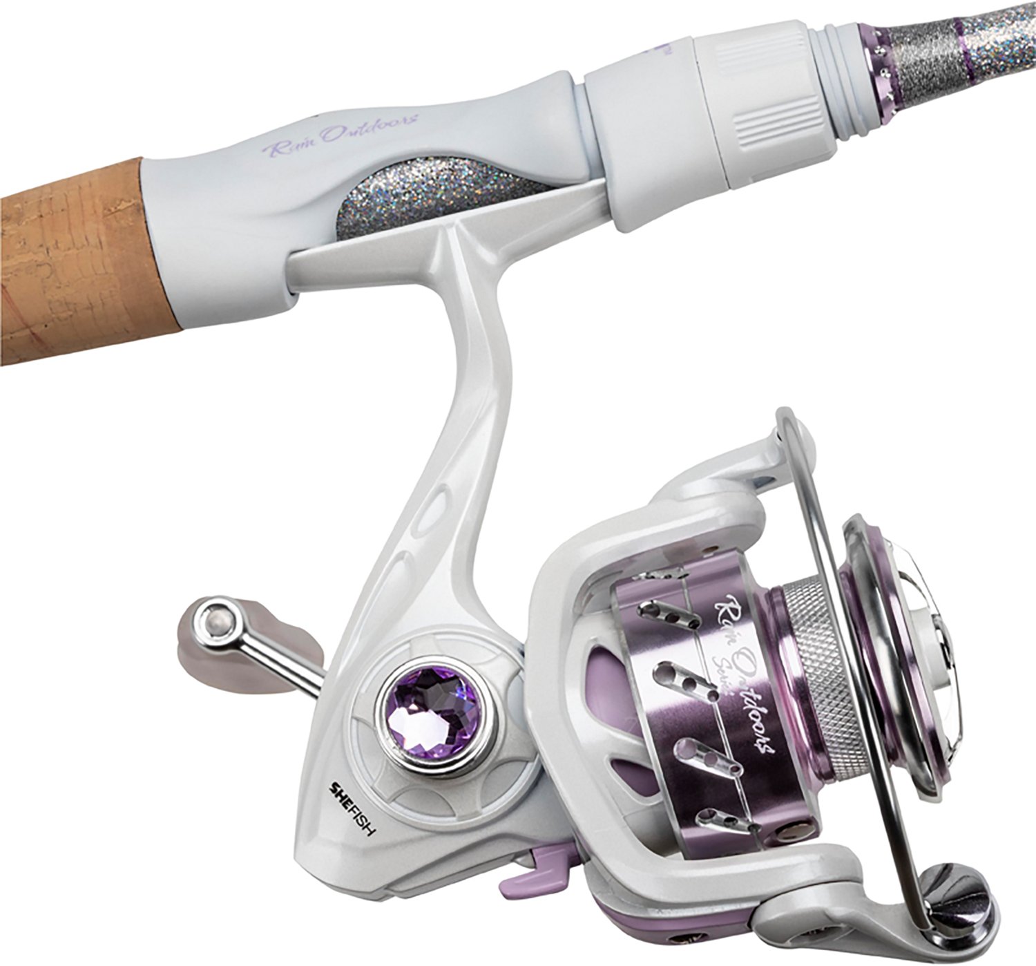 SheFish Rain Outdoors M Freshwater Spinning Rod and Reel Combo - view number 3