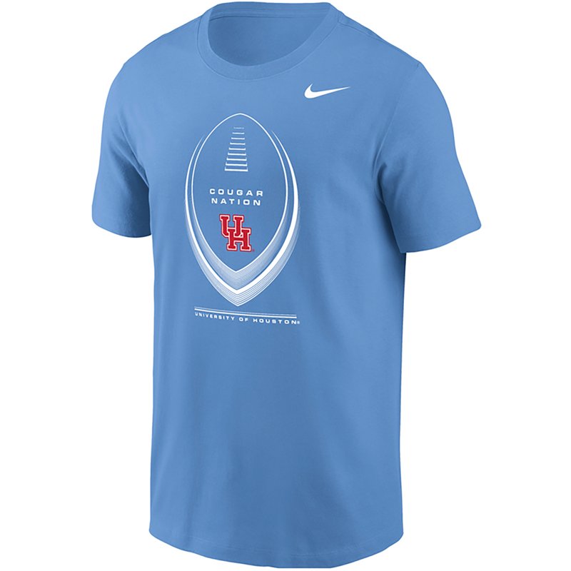 Nike Men's Houston Cougar Nation Football Short Sleeve T-shirt