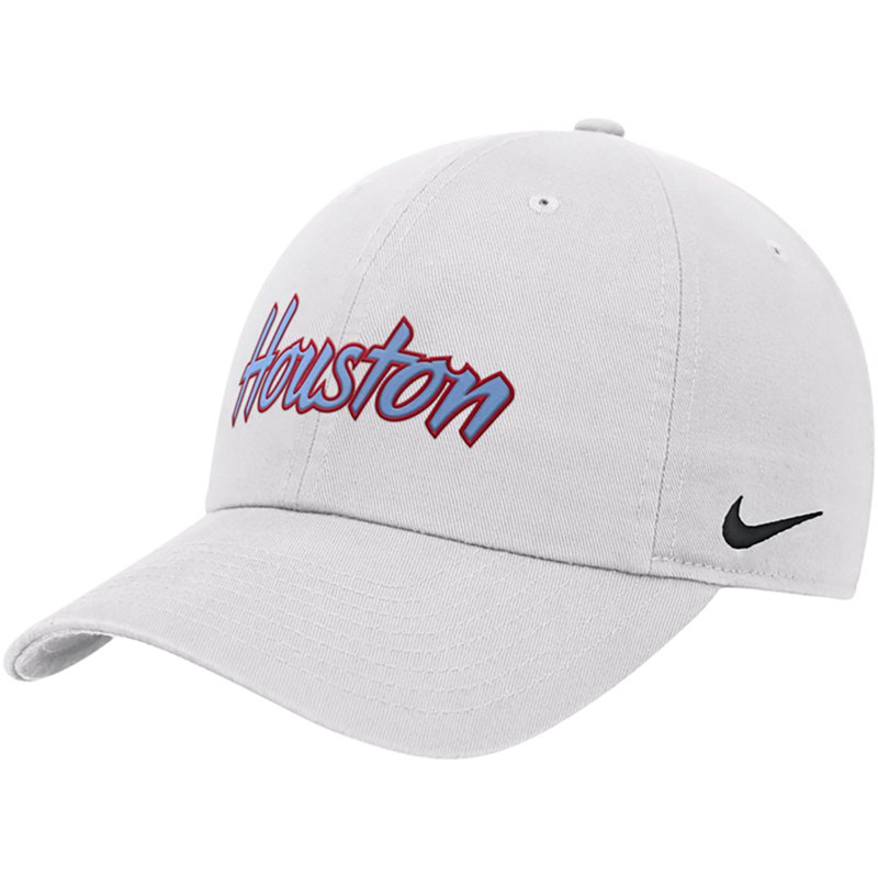 Nike Houston Cougars Club Adjustable Low-Crown Baseball Cap - Black