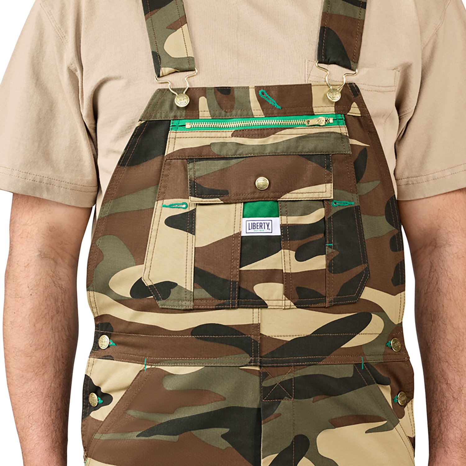 Liberty Bibs Men's Twill Camo Bib Overall