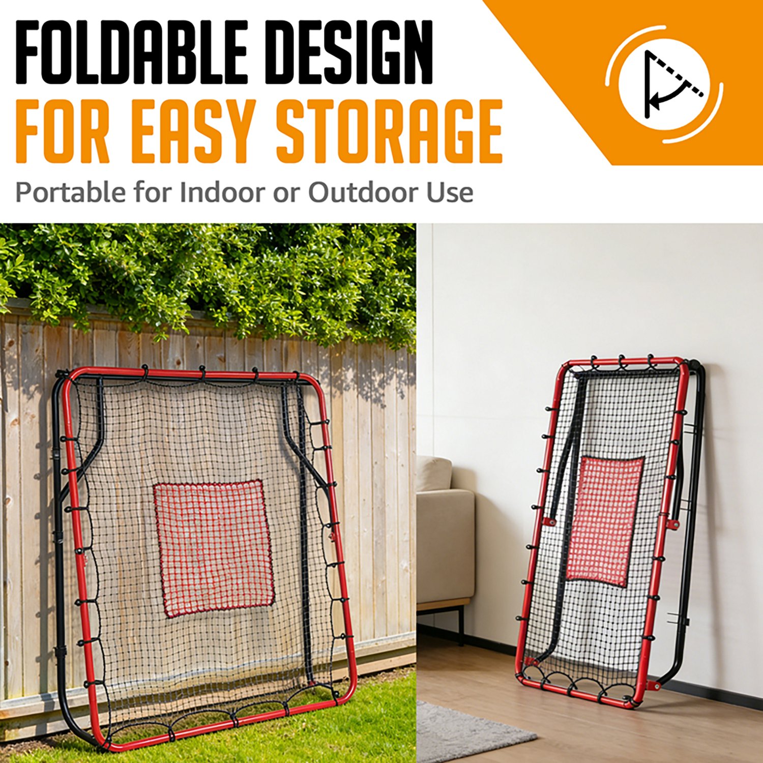 Zealfeel 4 x 4.5 ft Baseball Rebounder - view number 4