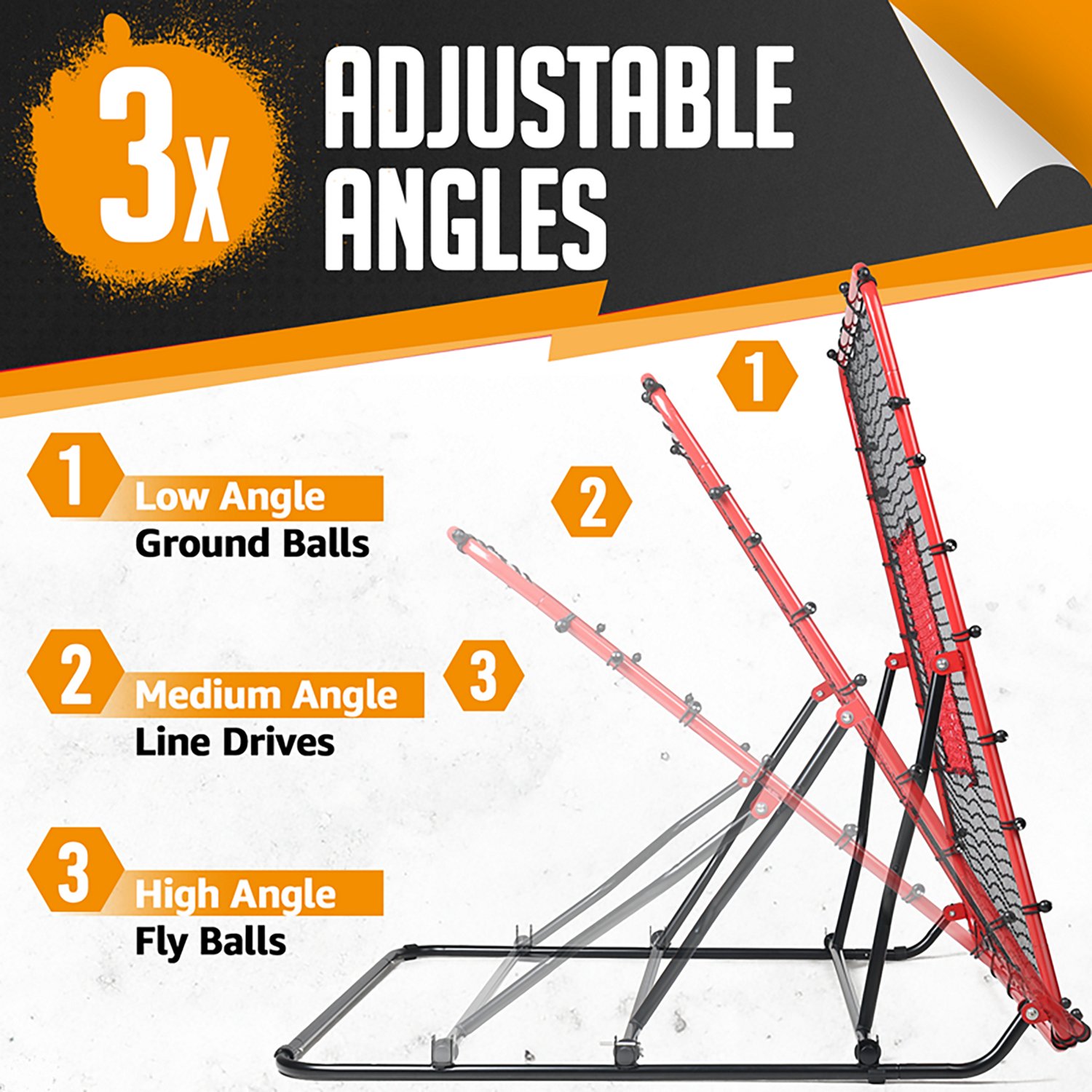 Zealfeel 4 x 4.5 ft Baseball Rebounder - view number 5