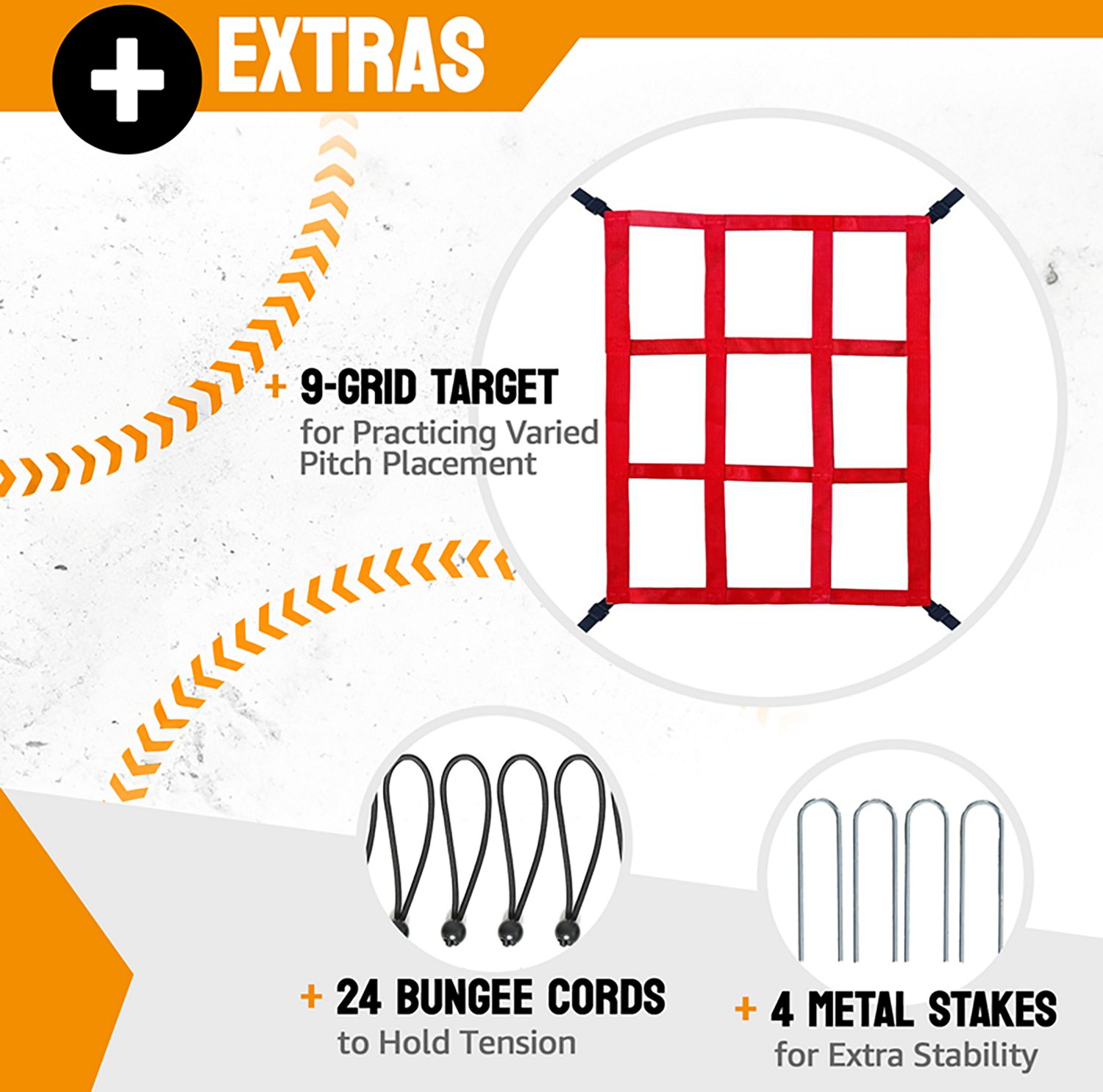 Zealfeel 4 x 4.5 ft Baseball Rebounder - view number 6