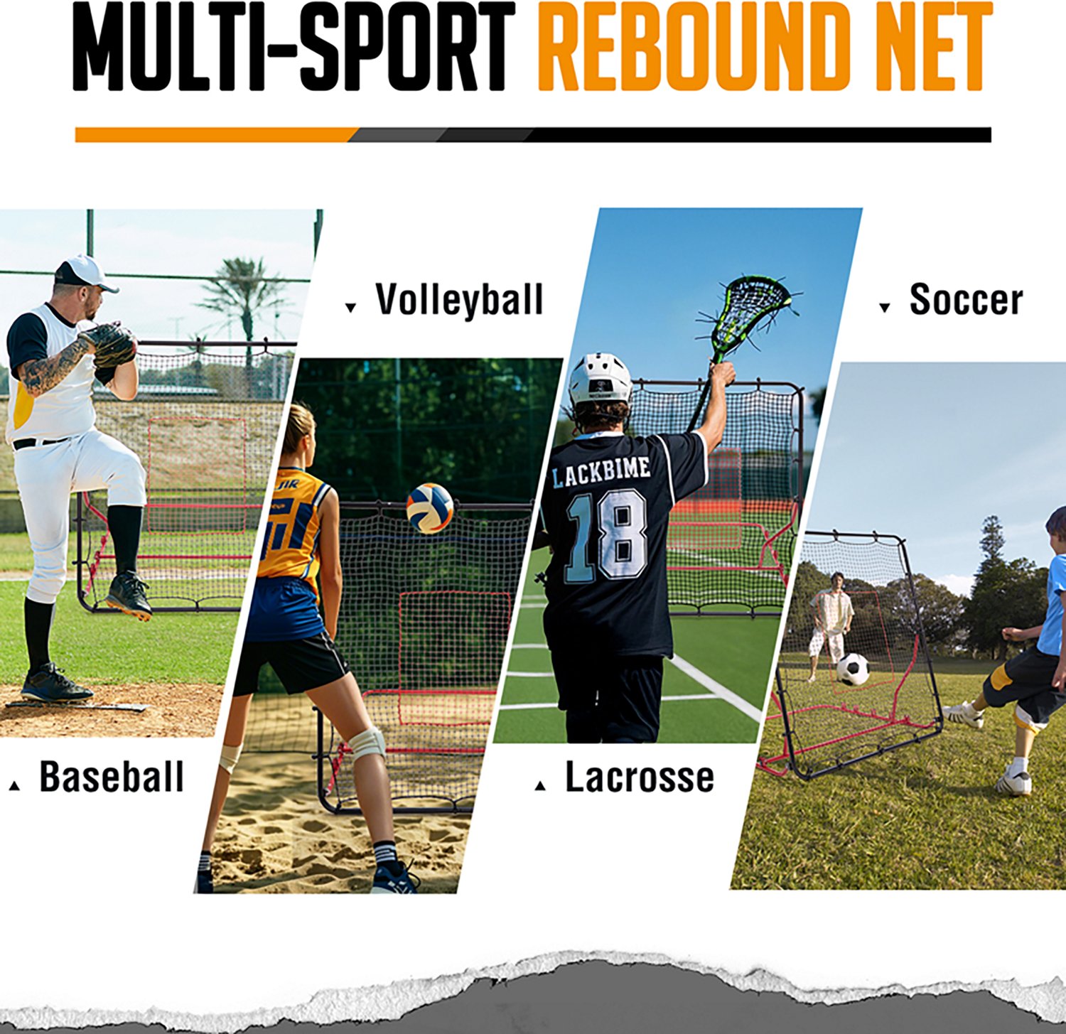 Zealfeel 4 x 4.5 ft Baseball Rebounder - view number 5