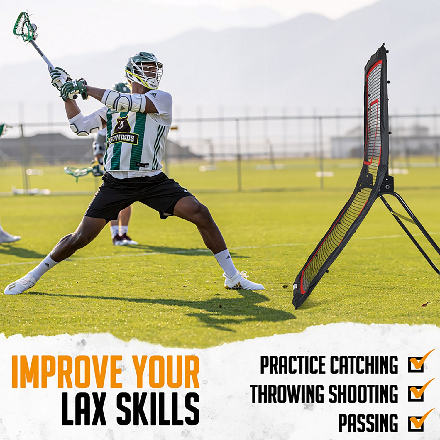 Zealfeel 4 x 7 ft Lacrosse Rebounder - view number 5