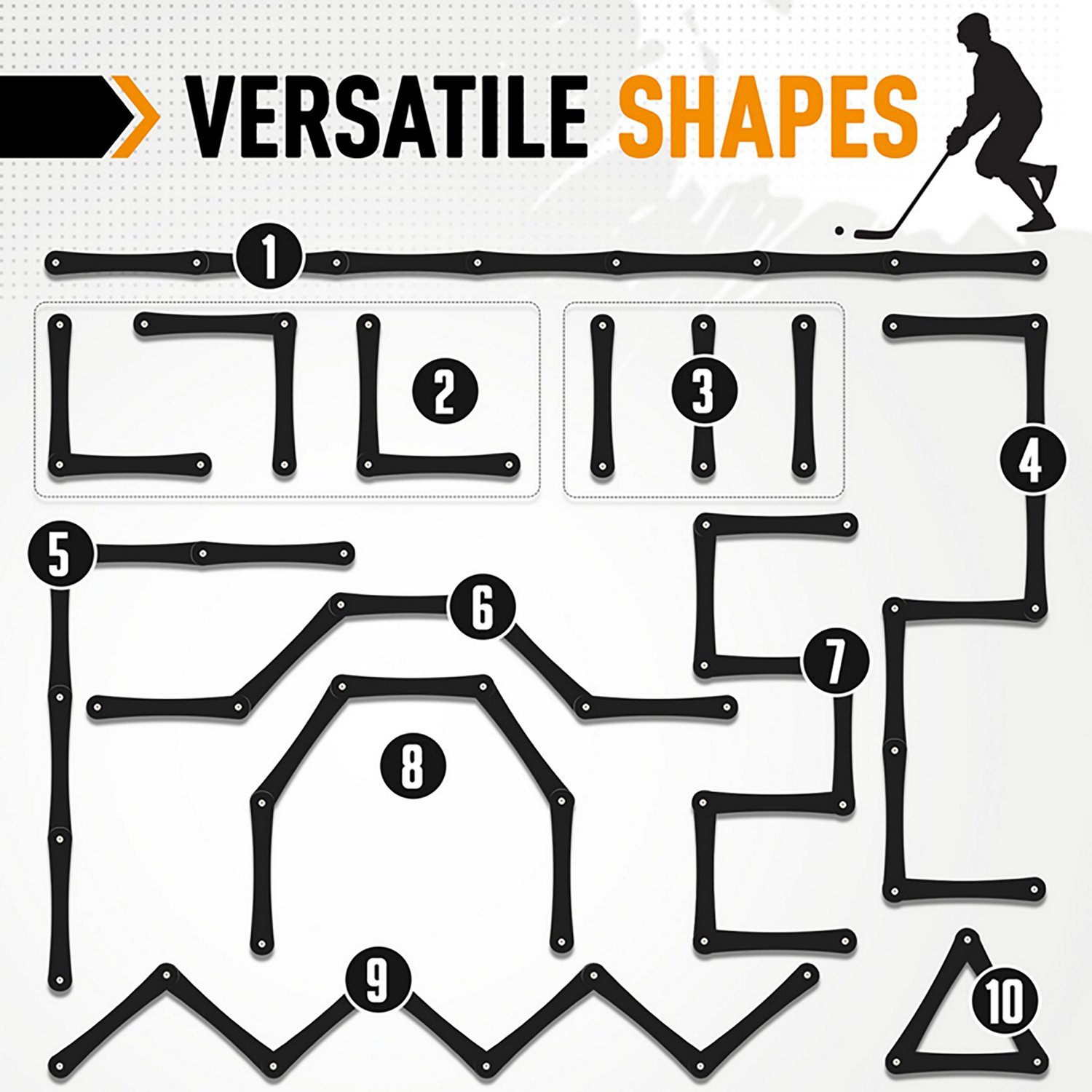 Zealfeel 5-Section Hockey Stickhandling Trainer - view number 4
