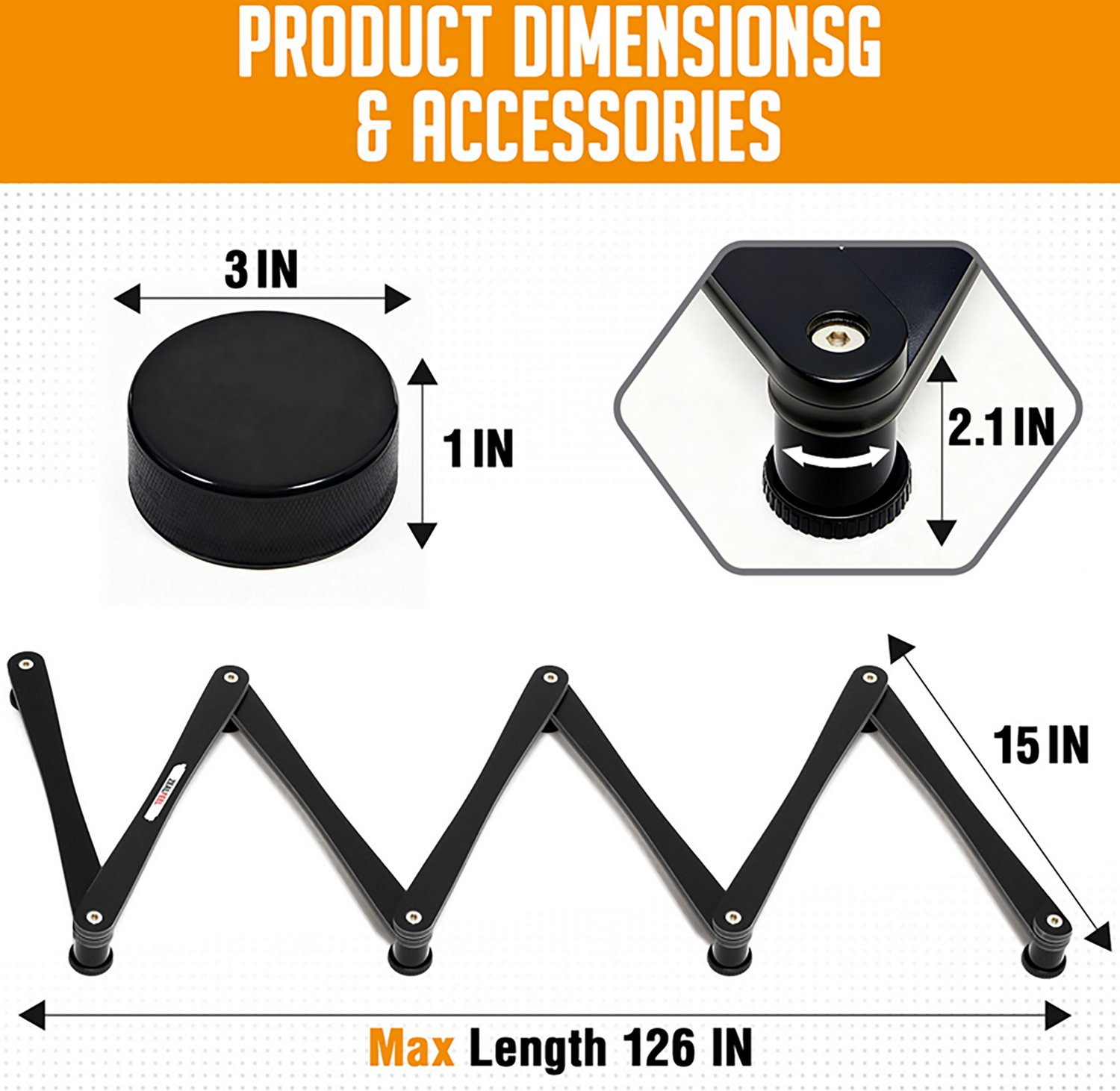 Zealfeel 5-Section Hockey Stickhandling Trainer - view number 6