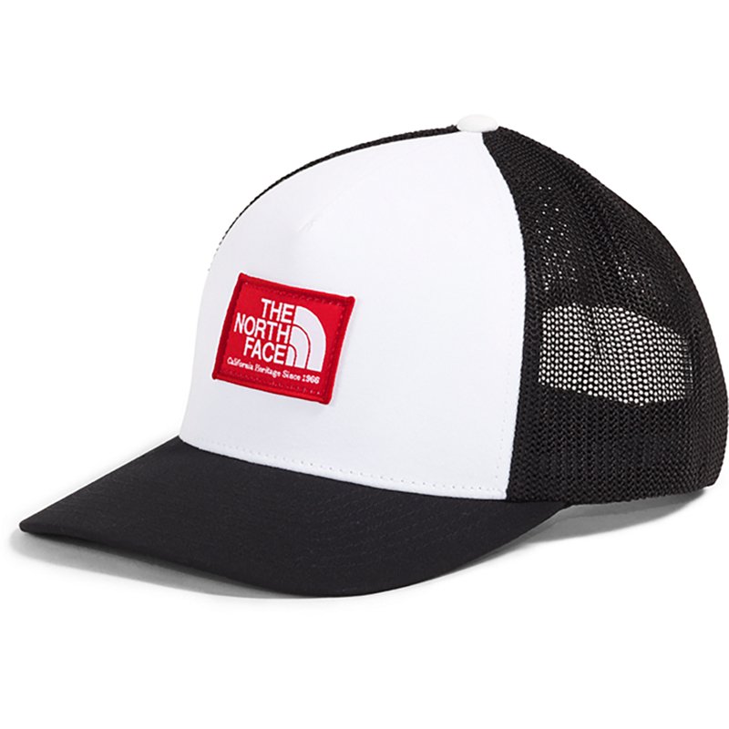 The North Face Men's Keep It Patched Trucker Hat - TNF Black/Horizon Red/The North Face Whi