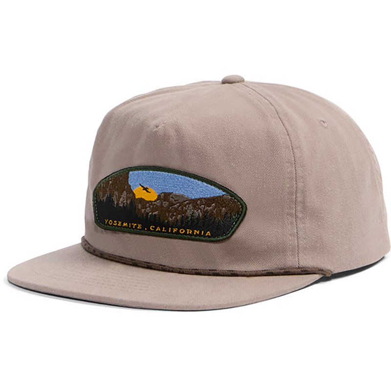 The North Face Norm 5-Panel Hat: Garnet/Yosemite Patch