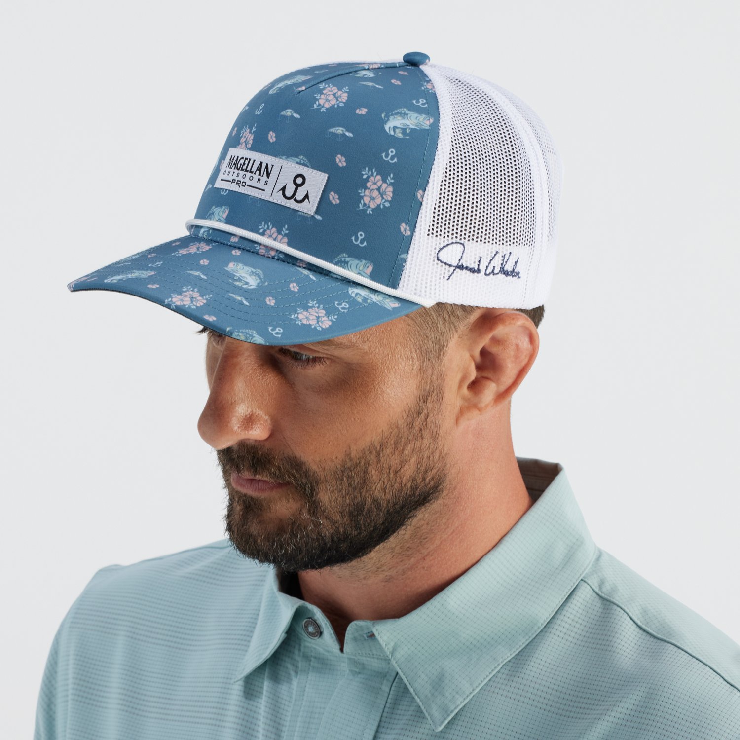 Magellan Outdoors Adult's Jacob Wheeler Printed Trucker