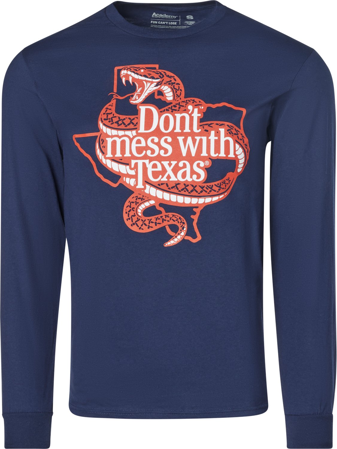 Academy Sports + Outdoors Adult's Wrapped Snake Graphic Long Sleeve T-shirt - view number 2