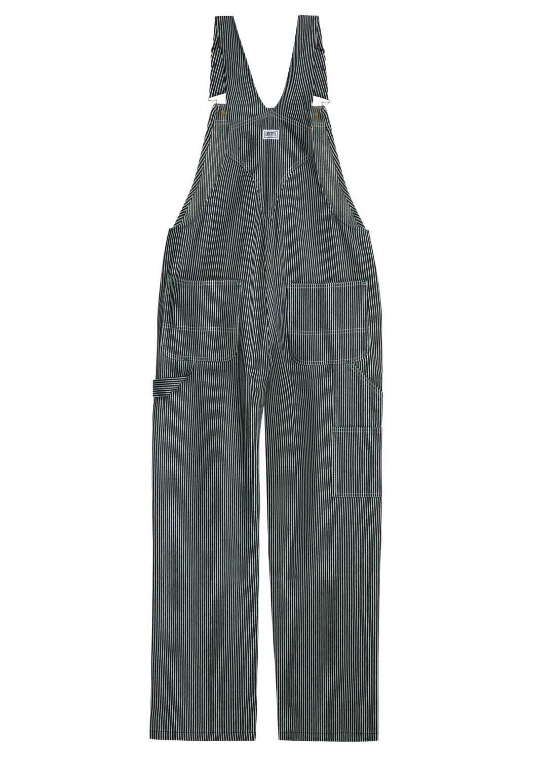 Liberty Women's Hickory Stripe Bib Overalls - view number 2