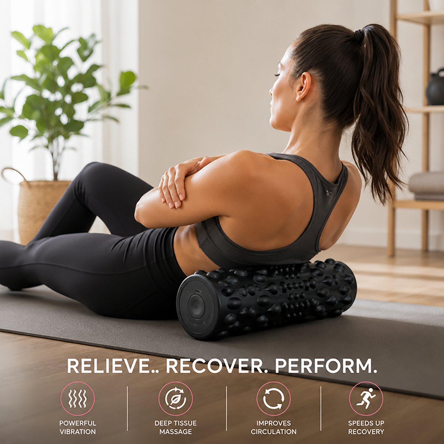 Pursonic FlexiPulse High-Intensity Vibrating Foam Roller