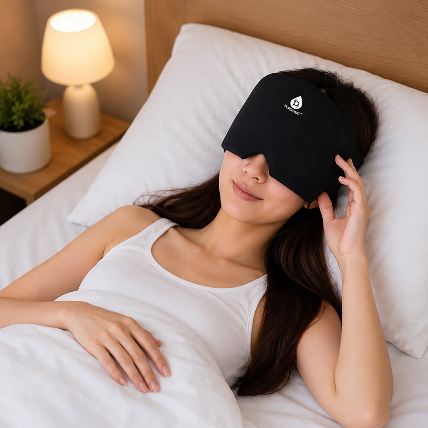 Pursonic Reusable Hot and Cold Gel Ice Head Wrap