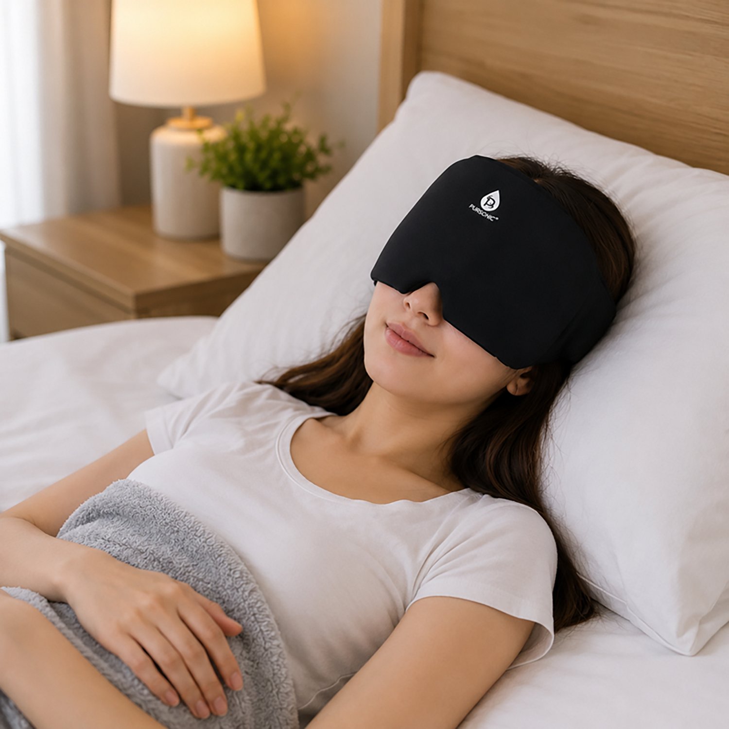Pursonic Reusable Hot and Cold Gel Ice Head Wrap