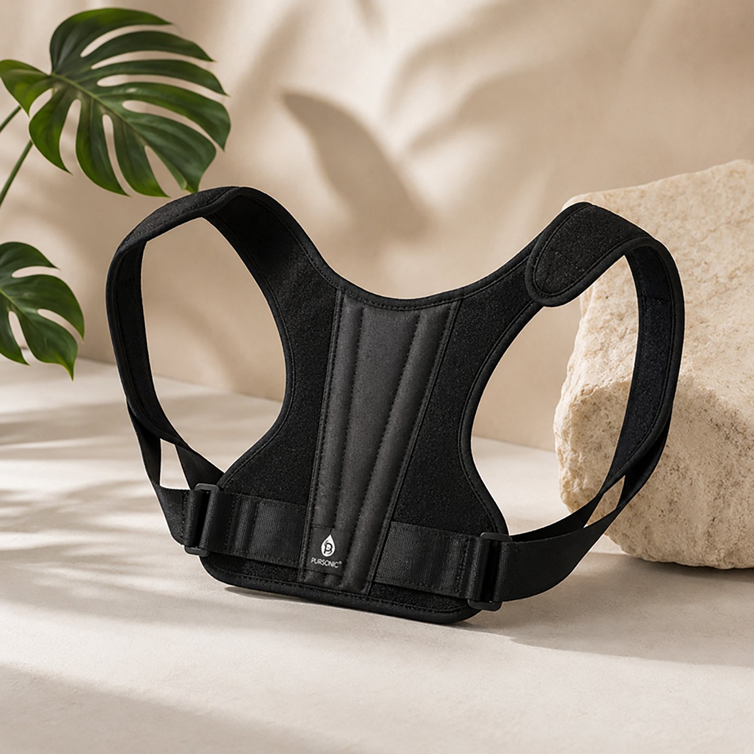 Pursonic Adjustable Posture Corrector with Back Support Bar - view number 6