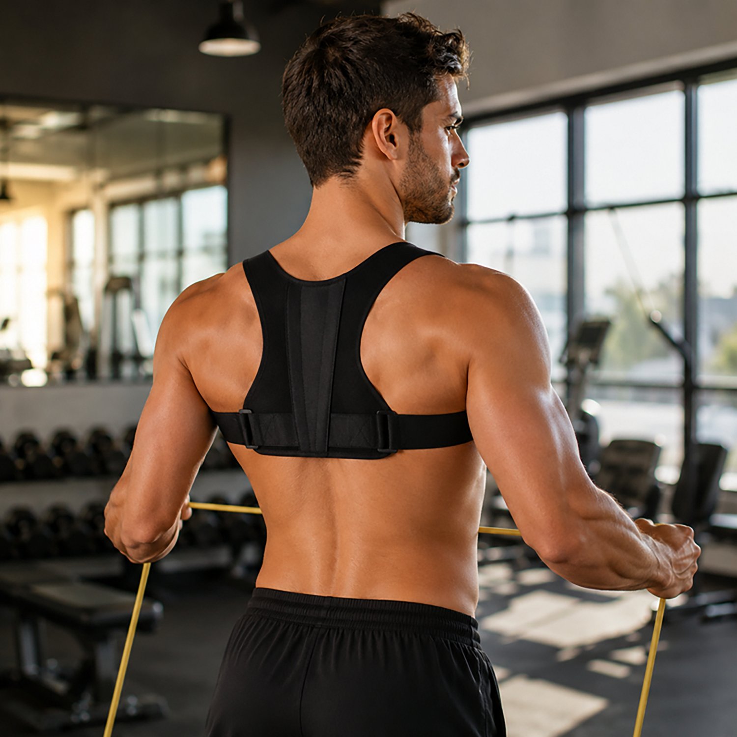 Pursonic Adjustable Posture Corrector with Back Support Bar - view number 5