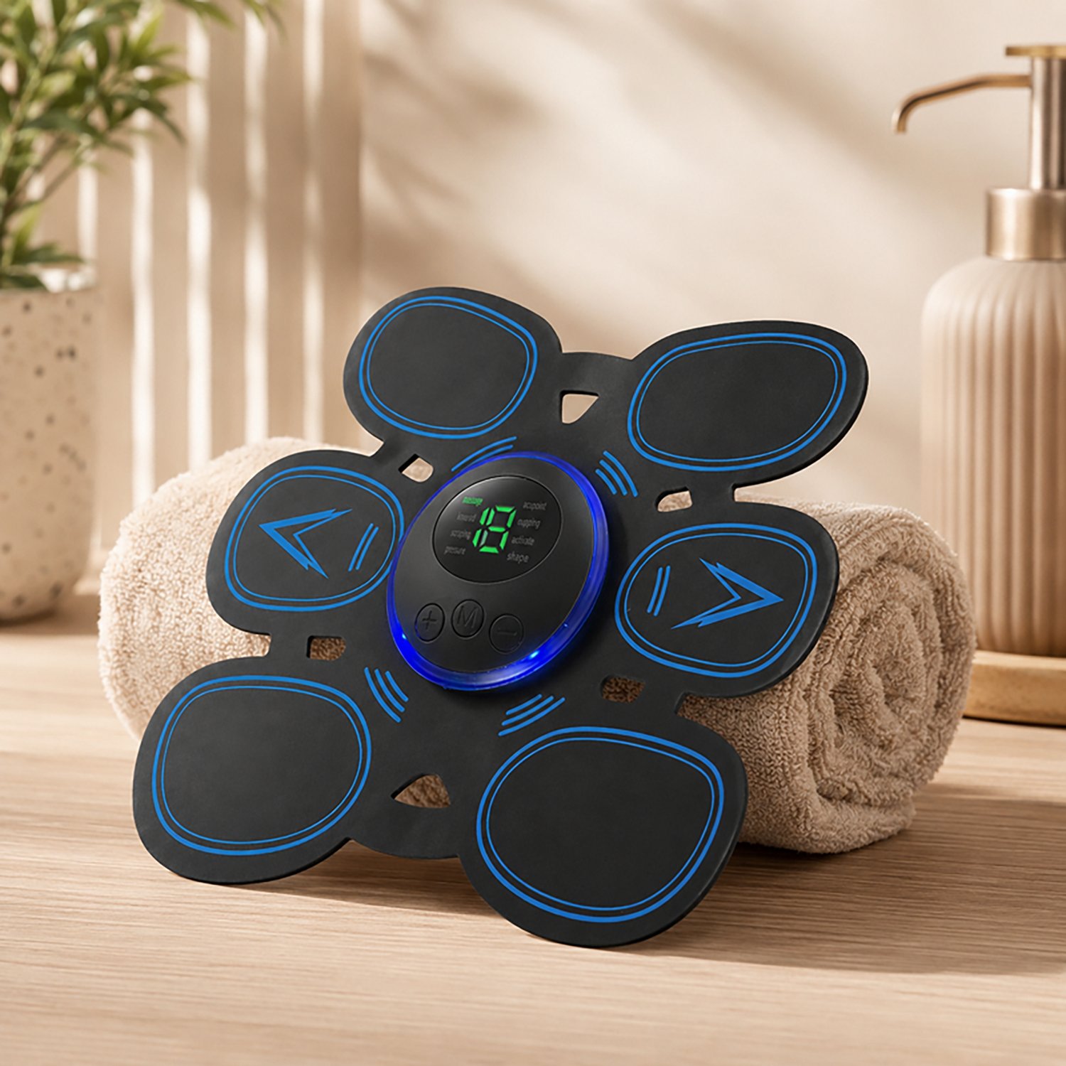 Pursonic Rechargeable Abdominal Muscle Toner and Massager