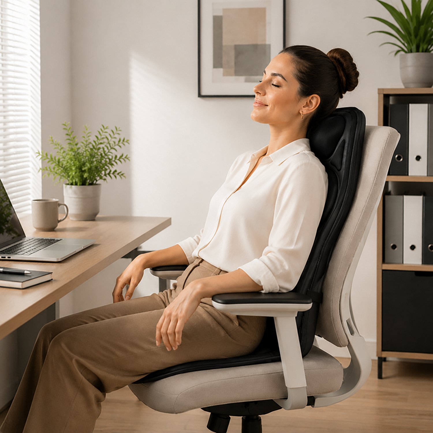 Pursonic Chair Cushion with Heat and Vibration