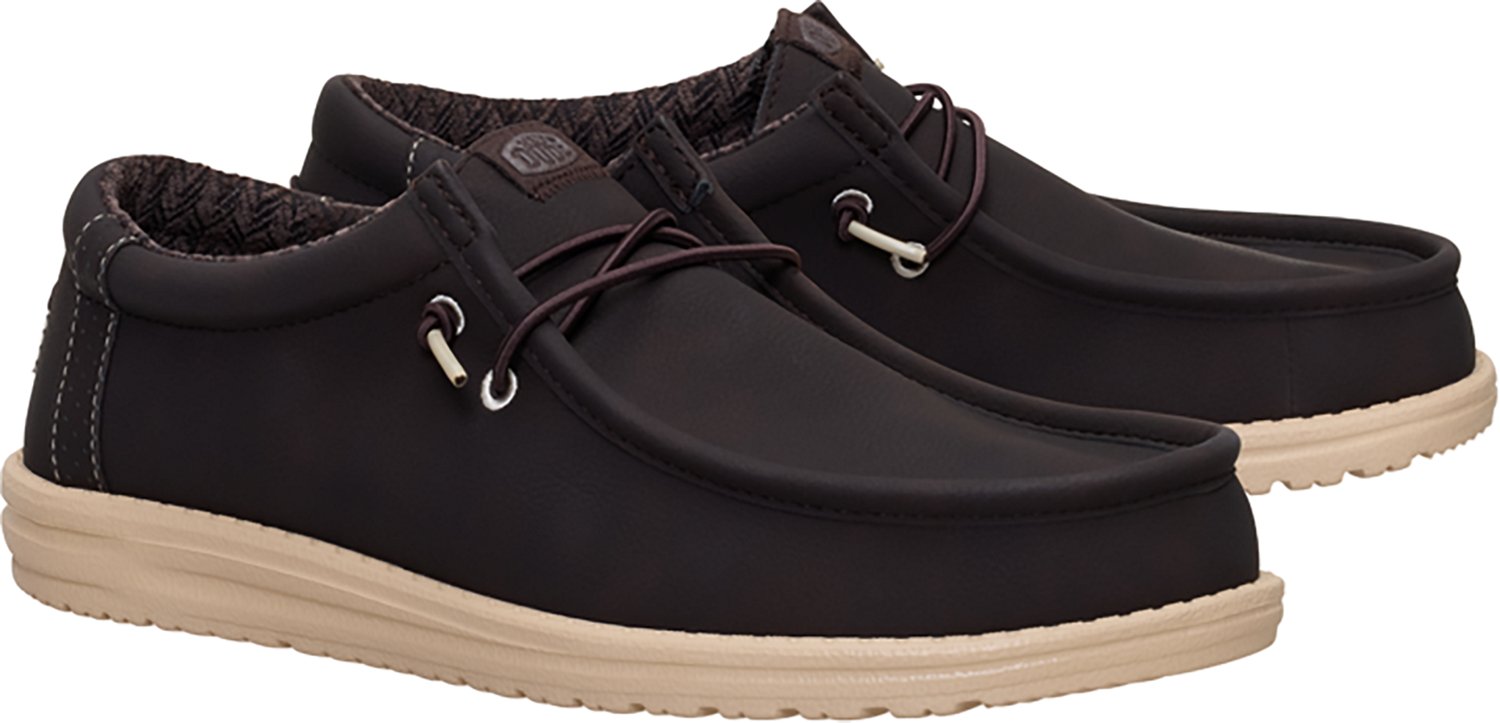 HEYDUDE Men's Wally Classic Leather Shoes