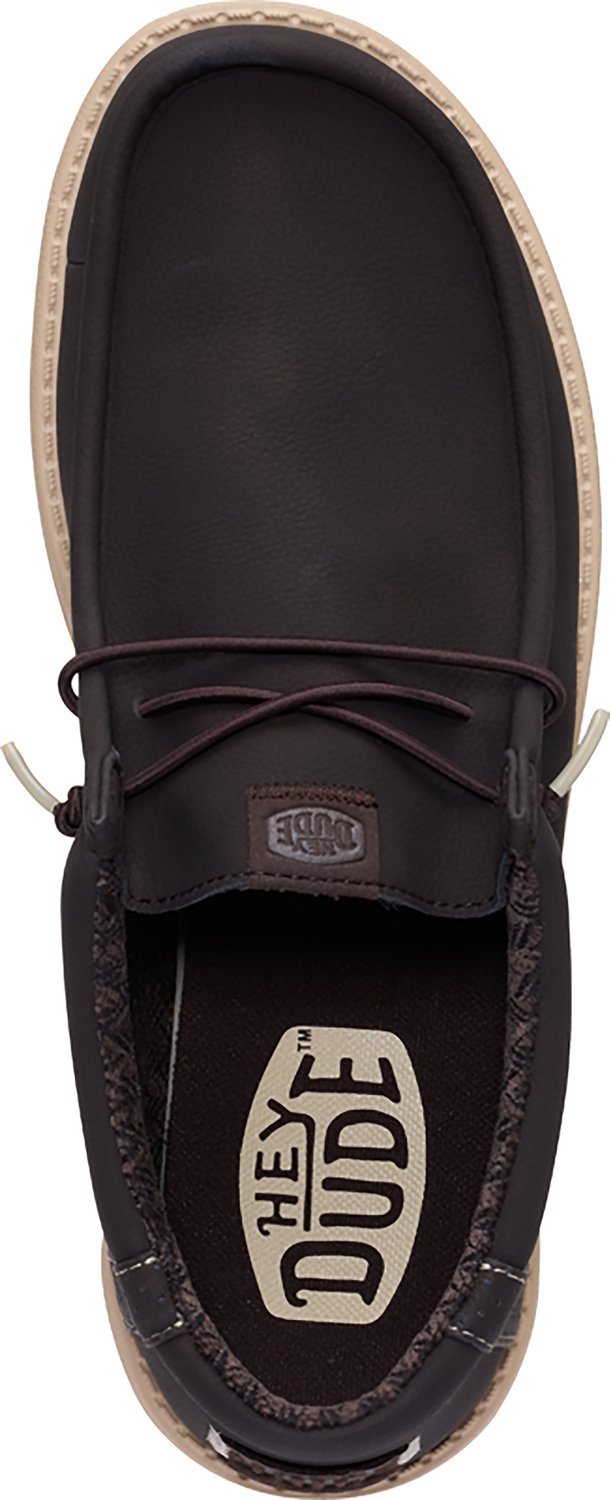 HEYDUDE Men's Wally Classic Leather Shoes