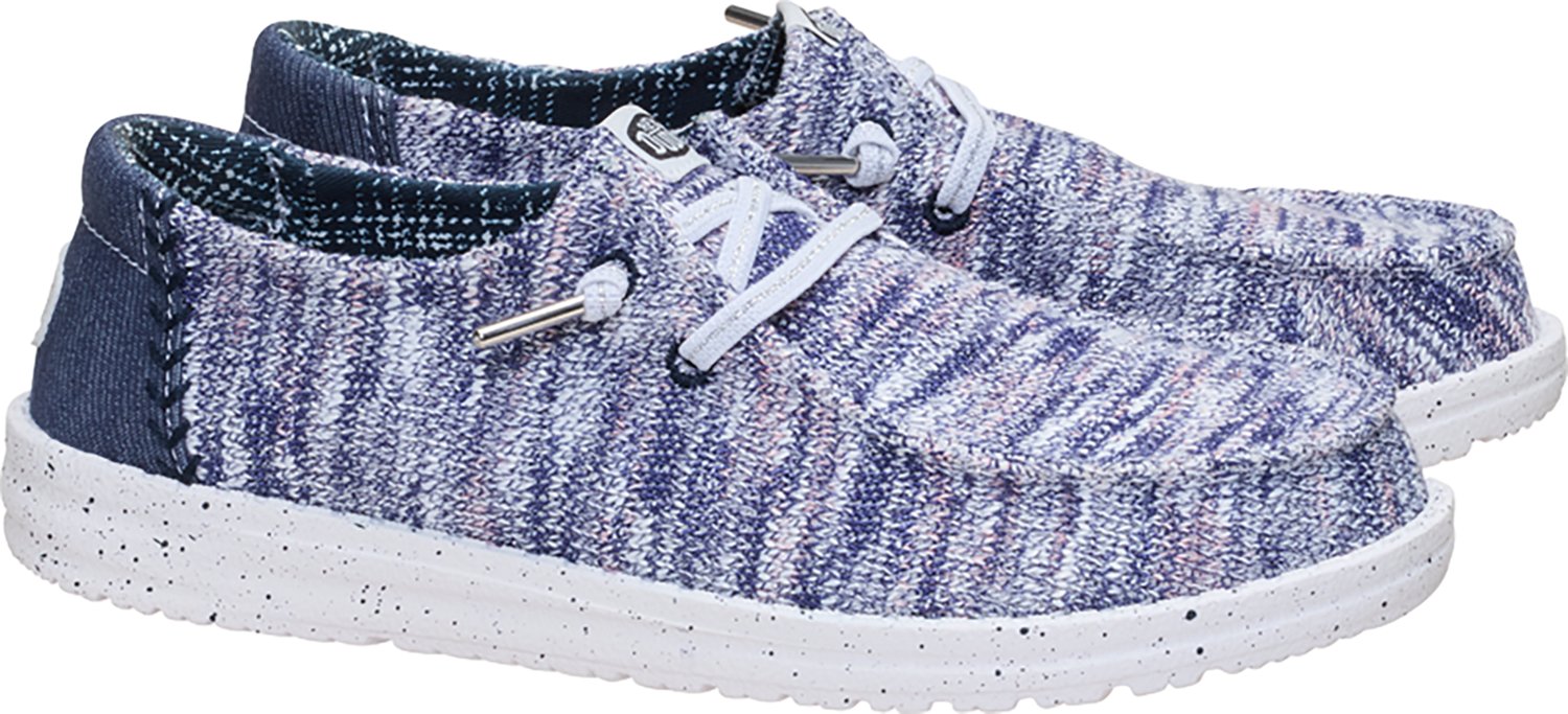 HEYDUDE Women's Wendy Knit Shimmer Shoes - view number 3