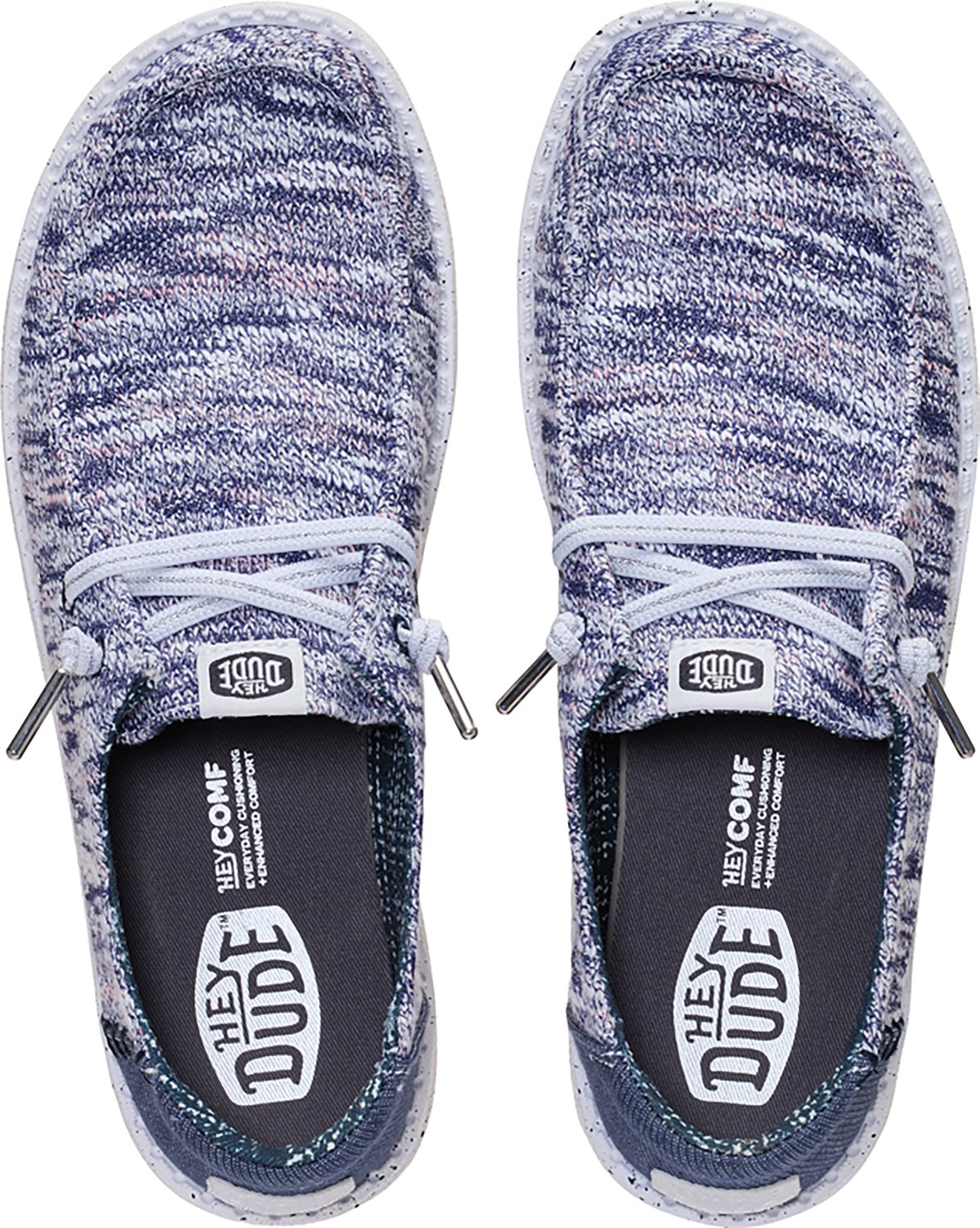HEYDUDE Women's Wendy Knit Shimmer Shoes - view number 5