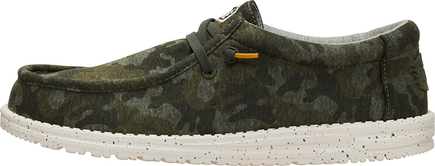 HEYDUDE Men's Wally Stretch Jersey Camo Shoes - view number 2