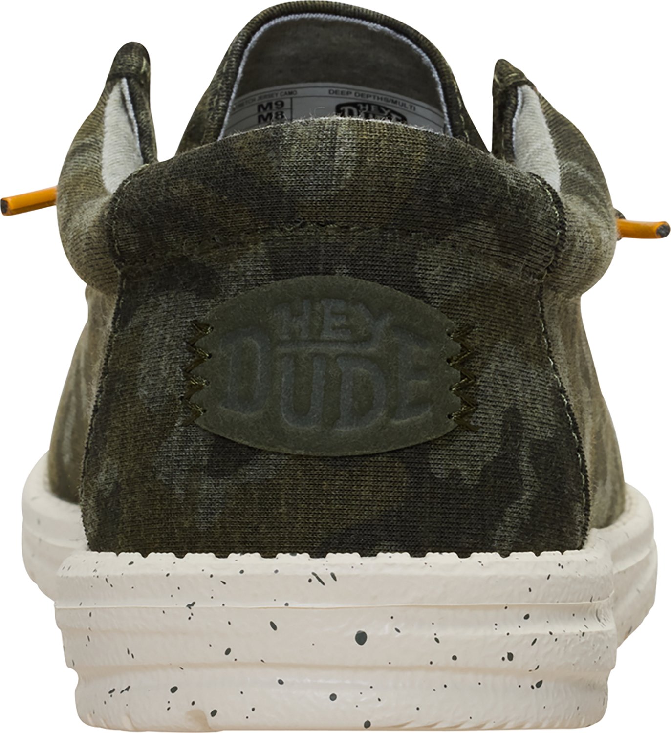 HEYDUDE Men's Wally Stretch Jersey Camo Shoes - view number 7